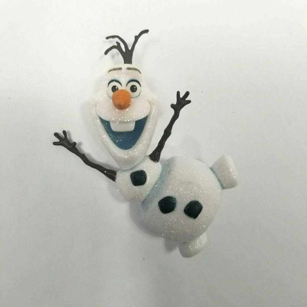 Hallmark Keepsake Ornament Olaf 2014 Glitter Frozen Disney HKO QXD6153 Xmas  Abo